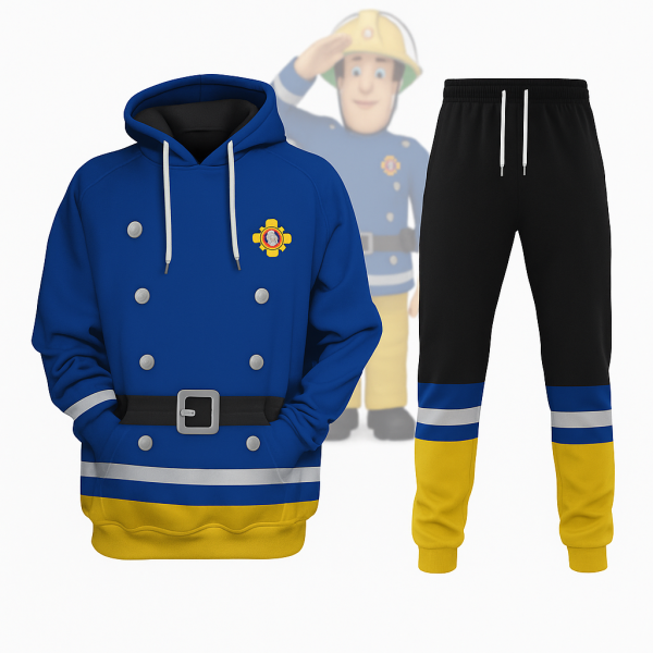 Proud Sam-Inspired Fireman Costumes Track suit - Image 1