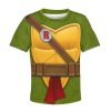 Raphael Costume Cosplay Kid Hoodie Sweatshirt T-Shirt 3 - Image 1