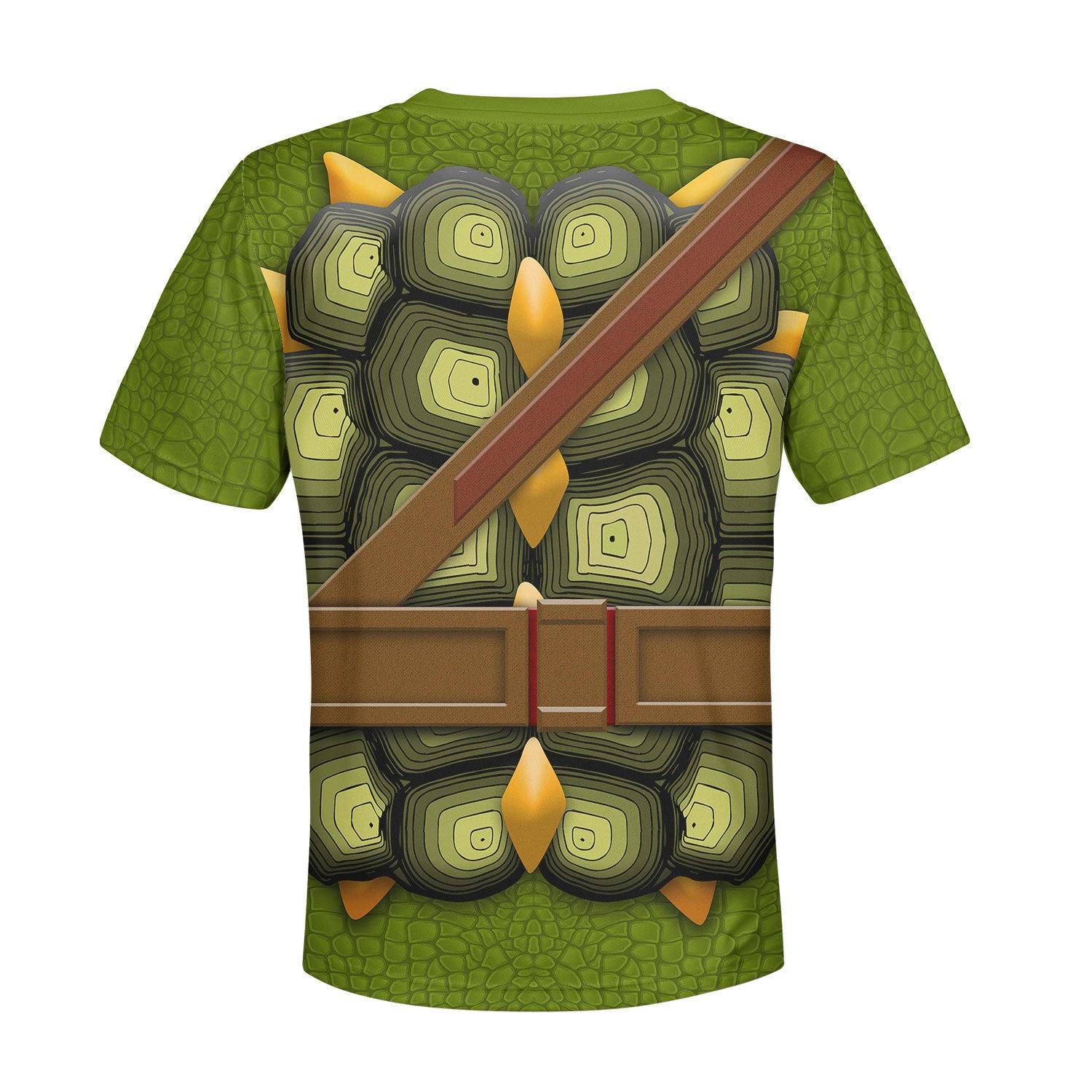 raphael costume cosplay kid hoodie sweatshirt t shirt 3 2 Raphael Costume Cosplay Kid Hoodie Sweatshirt T-Shirt 3 - Image 2