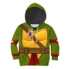 Raphael Costume Cosplay Kid Hoodie Sweatshirt T-Shirt 4 - Image 1