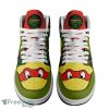 Raphael TMNT Costume Teenage Mutant Ninja Turtles AJ1 High Sneakers Shoes For Men And Women - Image 2
