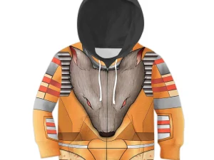 Rattrap Beast Wars Kid Costume Cosplay Hoodie Sweatshirt T-Shirt 4 - Image 1