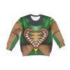 Rhinox Beast Wars Kid Costume Cosplay Hoodie Sweatshirt T-Shirt 2 - Image 1