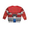 Robot Optimus Prime Kid Costume Cosplay Hoodie Sweatshirt T-Shirt 2 - Image 2