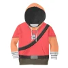 Scout TF2 Kid Costume Cosplay Kid Hoodie Sweatshirt T-Shirt 1 - Image 1
