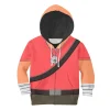 Scout TF2 Kid Costume Cosplay Kid Hoodie Sweatshirt T-Shirt 4 - Image 1