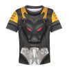Shadow Panther Kid Costume Cosplay Hoodie Sweatshirt T-Shirt 3 - Image 1