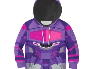 Shockwave Decepticons Kid Costume Cosplay Hoodie Sweatshirt T-Shirt 1 - Image 1