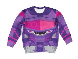 Shockwave Decepticons Kid Costume Cosplay Hoodie Sweatshirt T-Shirt 2 - Image 1