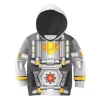 Silverbolt Beast Wars Kid Costume Cosplay Hoodie Sweatshirt T-Shirt 1 - Image 1
