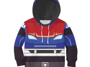 Smokescreen Kid Costume Cosplay Hoodie Sweatshirt T-Shirt 1 - Image 1