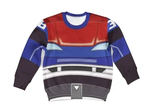 Smokescreen Kid Costume Cosplay Hoodie Sweatshirt T-Shirt 2 - Image 1