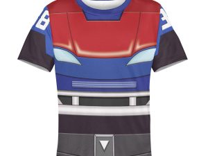 Smokescreen Kid Costume Cosplay Hoodie Sweatshirt T-Shirt 3 - Image 1