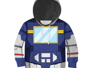 Soundwave Kid Costume Cosplay Hoodie Sweatshirt T-Shirt 1 - Image 1