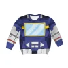 Soundwave Kid Costume Cosplay Hoodie Sweatshirt T-Shirt 2 - Image 1