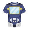 Soundwave Kid Costume Cosplay Hoodie Sweatshirt T-Shirt 3 - Image 1