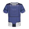 Soundwave Kid Costume Cosplay Hoodie Sweatshirt T-Shirt 3 - Image 2