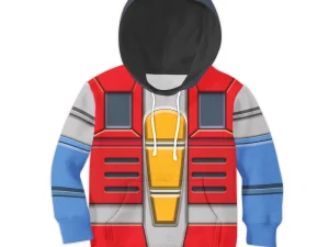 Starscream Transfomers Kid Costume Cosplay Hoodie Sweatshirt T-Shirt 1 - Image 1