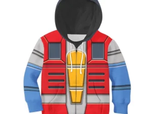 Starscream Transfomers Kid Costume Cosplay Hoodie Sweatshirt T-Shirt 4 - Image 1