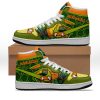 The Halloween Smoke Michelangelo TMNT Costume Teenage Mutant Ninja Turtles AJ1 High Sneakers Shoes For Men And Women - Image 1