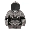 The Last Knight Knight Armor Turbo Changer Grimlock Kid Costume Cosplay Hoodie Sweatshirt T-Shirt 1 - Image 1