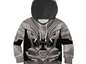 The Last Knight Knight Armor Turbo Changer Grimlock Kid Costume Cosplay Hoodie Sweatshirt T-Shirt 1 - Image 1