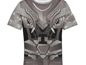 The Last Knight Knight Armor Turbo Changer Grimlock Kid Costume Cosplay Hoodie Sweatshirt T-Shirt 3 - Image 1