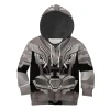 The Last Knight Knight Armor Turbo Changer Grimlock Kid Costume Cosplay Hoodie Sweatshirt T-Shirt 4 - Image 1