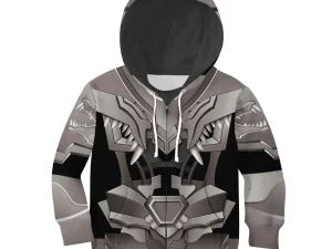 The Last Knight Knight Armor Turbo Changer Grimlock Kid Costume Cosplay Hoodie Sweatshirt T-Shirt 4 - Image 1