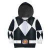 Unisex Kid Tops Black Power Ranger 3D Apparel 1 - Image 1