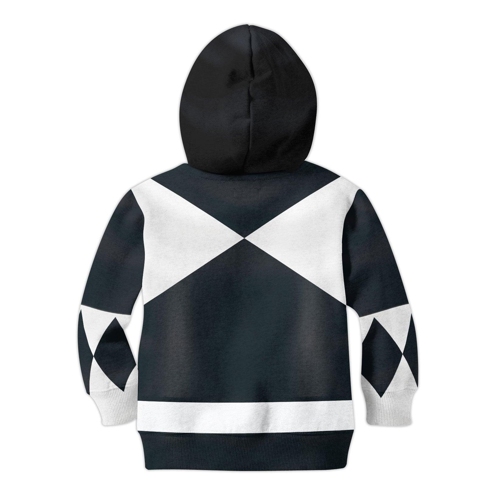 unisex kid tops black power ranger 3d apparel 1 2 Unisex Kid Tops Black Power Ranger 3D Apparel 1 - Image 2