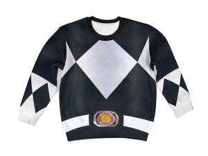 Unisex Kid Tops Black Power Ranger 3D Apparel 2 - Image 1