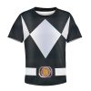 Unisex Kid Tops Black Power Ranger 3D Apparel 3 - Image 1