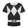 Unisex Kid Tops Black Ranger Mighty Morphin Kid 3D Apparel 3 - Image 1