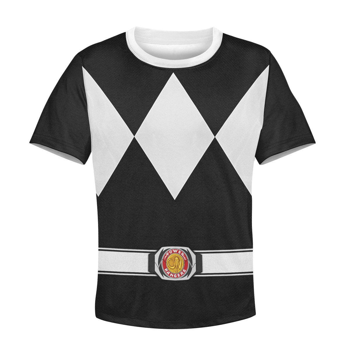 unisex kid tops black ranger mighty morphin kid 3d apparel 3 1 Unisex Kid Tops Black Ranger Mighty Morphin Kid 3D Apparel 3 - Image 1