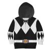 Unisex Kid Tops Black Ranger Mighty Morphin Kid 3D Apparel 4 - Image 1