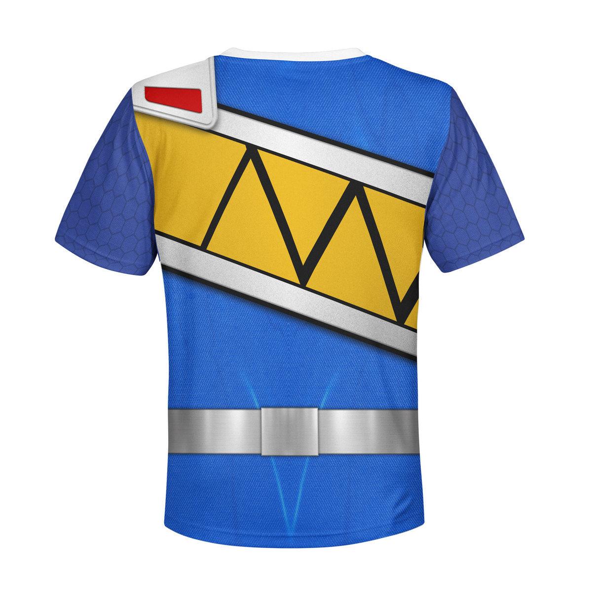 unisex kid tops blue power rangers dino charge 3d apparel 3 2 Unisex Kid Tops Blue Power Rangers Dino Charge 3D Apparel 3 - Image 2