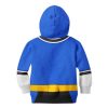 Unisex Kid Tops Blue Power Rangers Samurai 3D Apparel 1 - Image 2