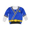 Unisex Kid Tops Blue Power Rangers Samurai 3D Apparel 2 - Image 1