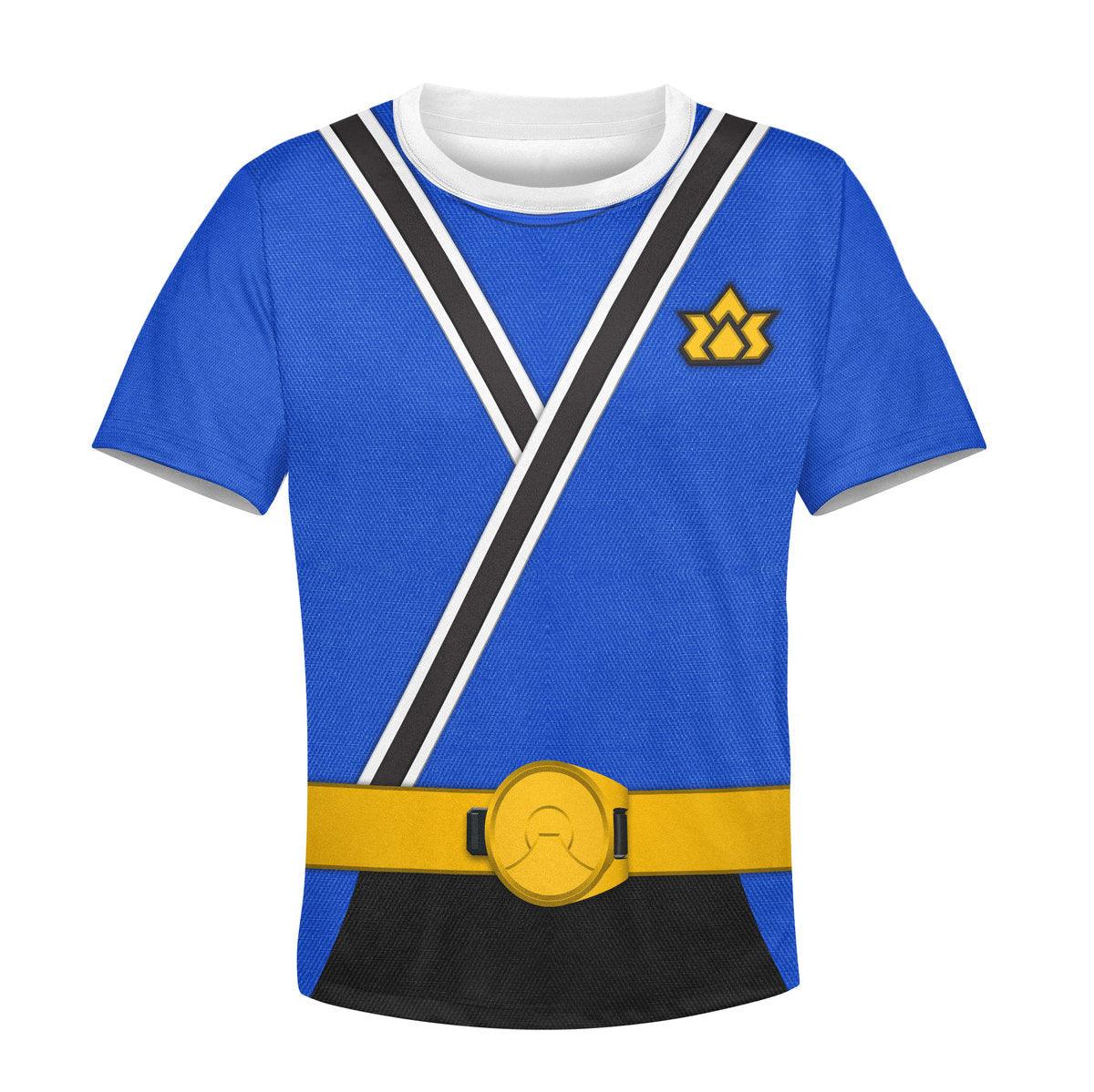 unisex kid tops blue power rangers samurai 3d apparel 3 1 Unisex Kid Tops Blue Power Rangers Samurai 3D Apparel 3 - Image 1