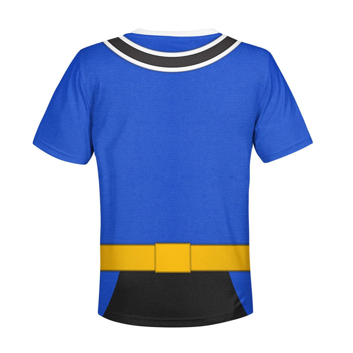 unisex kid tops blue power rangers samurai 3d apparel 3 2 Unisex Kid Tops Blue Power Rangers Samurai 3D Apparel 3 - Image 2