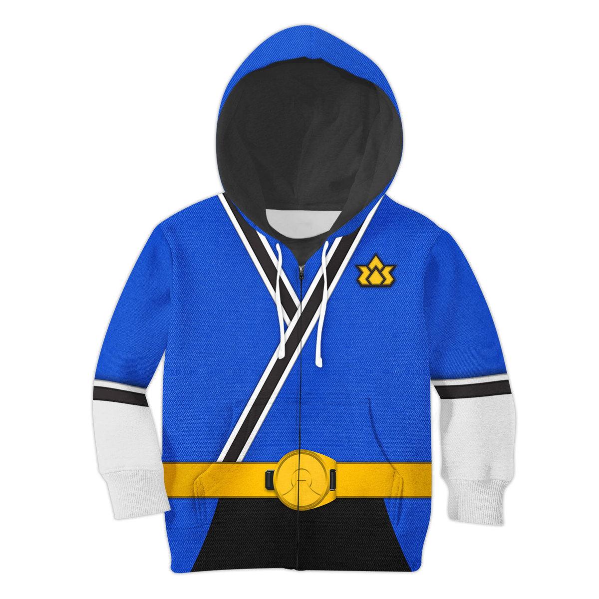unisex kid tops blue power rangers samurai 3d apparel 4 1 Unisex Kid Tops Blue Power Rangers Samurai 3D Apparel 4 - Image 1