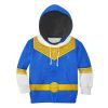Unisex Kid Tops Blue Power Rangers Zeo Kid 3D Apparel 1 - Image 1