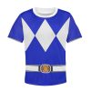 Unisex Kid Tops Blue Ranger Mighty Morphin Kid 3D Apparel 3 - Image 1