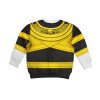 Unisex Kid Tops Gold Power Rangers Zeo Kid 3D Apparel 2 - Image 2