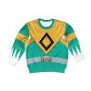 Unisex Kid Tops Green Power Ranger 3D Apparel 2 - Image 1