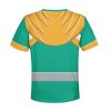 Unisex Kid Tops Green Power Ranger 3D Apparel 3 - Image 2