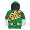 Unisex Kid Tops Green Power Rangers Dino Charge 3D Apparel 1 - Image 1
