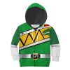 Unisex Kid Tops Green Power Rangers Dino Charge 3D Apparel 4 - Image 1