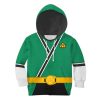 Unisex Kid Tops Green Power Rangers Samurai 3D Apparel 1 - Image 1